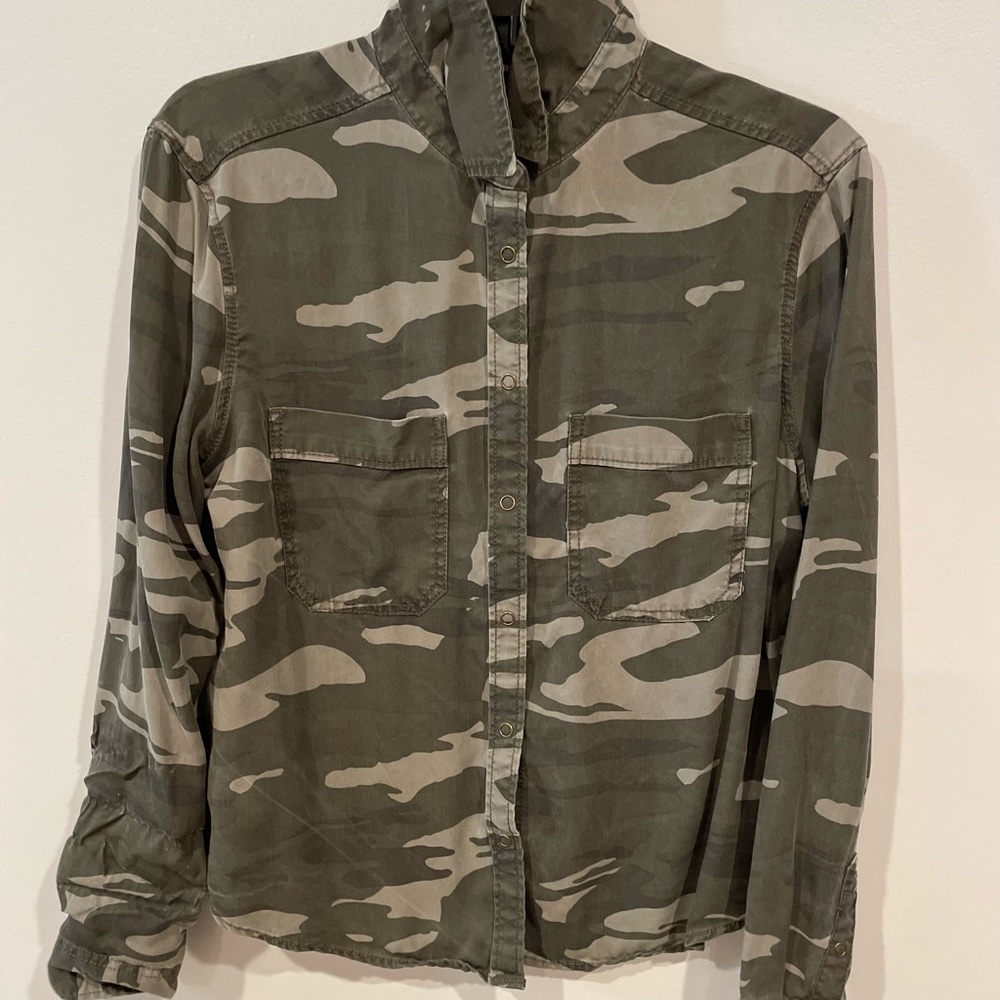 Camo Button Up - image 4